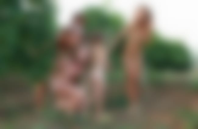 Pure nudism young photo [Sunny vineyards]