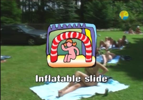 Inflatable Slide - Videos family nudism outdoors in summer [720x480 | 00:55:01 | 1,5 GB]