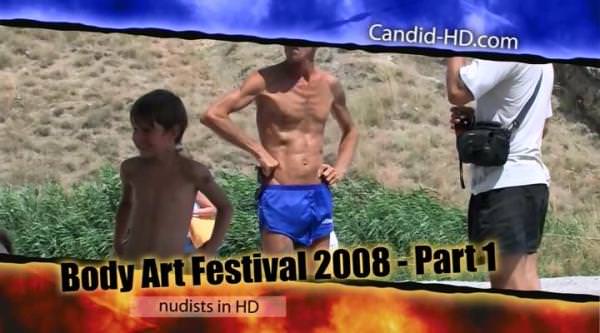 Body Art Festival 2008 - family nudism video [1280×720 | 00:32:25 | 1,8 GB]