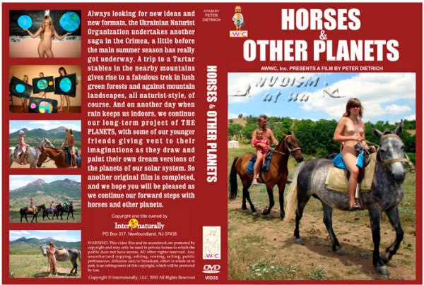 Horses & other planets - Naked girl nudists video [720×480 | 00:58:17 | 3.73 GB]