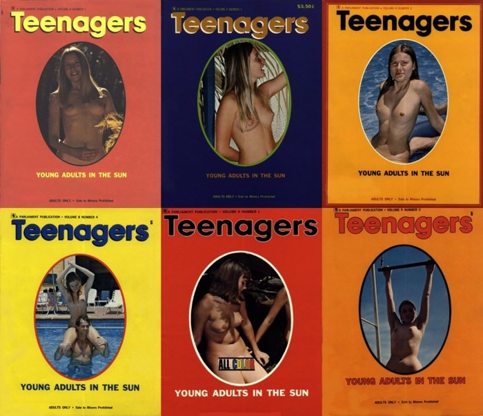 Teenagers magazines nudism retro